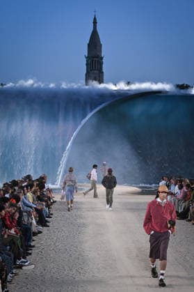 PFW - Louis Vuitton Runway in Paris FA A model walks the runway the Spring Summer 2027 collection by US designer Pharrell Williams for Louis Vuitton during the Paris Fashion Week, on June 23, 2026. Photo by Firas Abdullah ABACAPRESS.COM Paris Ile-de-France France  Copyright: xAbdullahxFiras ABACAx