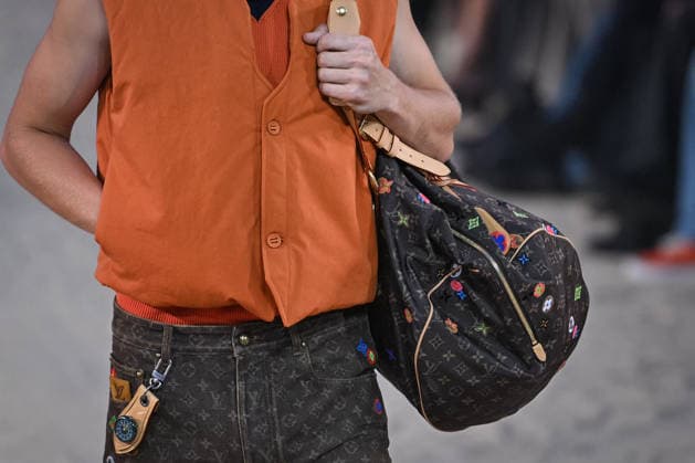 PFW - Louis Vuitton Runway in Paris FA A model walks the runway the Spring Summer 2027 collection by US designer Pharrell Williams for Louis Vuitton during the Paris Fashion Week, on June 23, 2026. Photo by Firas Abdullah ABACAPRESS.COM Paris Ile-de-France France  Copyright: xAbdullahxFiras ABACAx