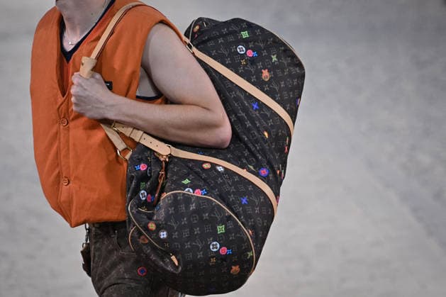 PFW - Louis Vuitton Runway in Paris FA A model walks the runway the Spring Summer 2027 collection by US designer Pharrell Williams for Louis Vuitton during the Paris Fashion Week, on June 23, 2026. Photo by Firas Abdullah ABACAPRESS.COM Paris Ile-de-France France  Copyright: xAbdullahxFiras ABACAx