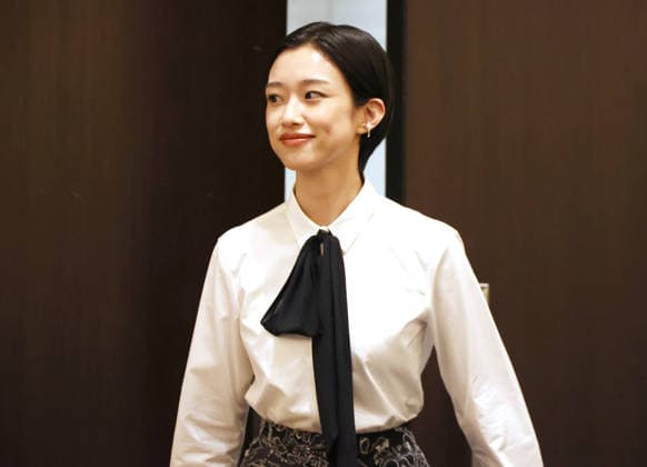 June 23, 2026, Tokyo, Japan - Japanese actress Yumi Kawai arrives at a press conference for the 2017 documentary film Monky Business: The Adventure of Curious George s Creators at the Foreign Correspondents Club of Japan in Tokyo after a preview screening on Tuesday, June 23, 2026. Japanese-born British documentary folmmaker Ema Ryan Yamazaki recreated Japanese-language version for the 85th anniversary of George s birthday and Kawai is a narrator for Japanese version. (photo by Yoshio Tsunoda AFLO)  aflo_335499039