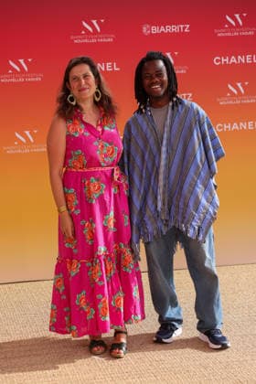 The cast and crew of the film Congo Boy, directed by Rafiki Fariala, at the Théâtre de la Gare du Midi during the opening ceremony of the 2026 Biarritz International Film Festival Nouvelles Vagues, June 23, 2026 Producer Caroline Nataf and director Rafiki Fariala Jean Marc Lhomer Bestimage Photocall before the opening ceremony of the Biarritz International Film Festival – Nouvelles Vagues 2026 at the Théâtre de la Gare du Midi in Biarritz on June 23, 2026, Biarritz, France,detected_source_language  Copyright: xJean-MarcxLhomerx xBestimagexJean-MarcxLhomerx xBestimagex