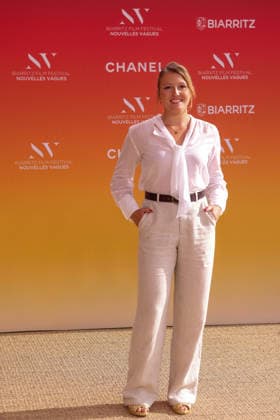 Maïwene Barthelemy at the Théâtre de la Gare du Midi during the opening ceremony of the 2026 Biarritz International Film Festival – Nouvelles Vagues, June 23, 2026 Jean Marc Lhomer Bestimage Photocall before the opening ceremony of the Biarritz International Film Festival – Nouvelles Vagues 2026 at the Théâtre de la Gare du Midi in Biarritz on June 23, 2026, Biarritz, France,detected_source_language  Copyright: xJean-MarcxLhomerx xBestimagexJean-MarcxLhomerx xBestimagex