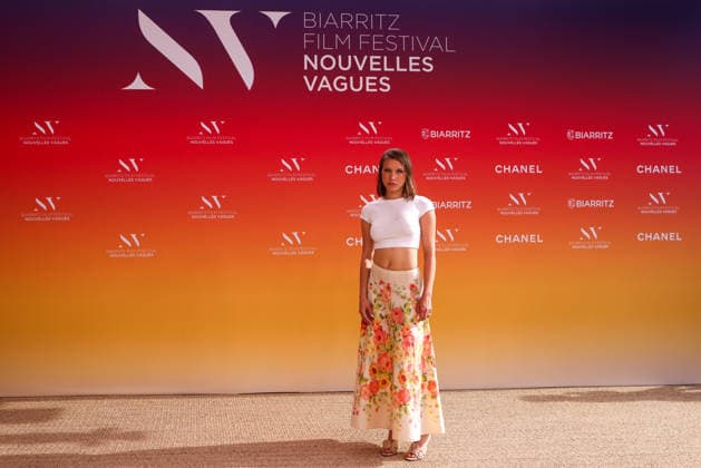 Gina Jimenez at the Théâtre de la Gare du Midi during the opening ceremony of the 2026 Biarritz International Film Festival Nouvelles Vagues, on June 23, 2026. Jean Marc Lhomer, Bestimage. Photocall before the opening ceremony of the Biarritz International Film Festival – Nouvelles Vagues 2026 at the Théâtre de la Gare du Midi in Biarritz on June 23, 2026, Biarritz, France,detected_source_language  Copyright: xJean-MarcxLhomerx xBestimagexJean-MarcxLhomerx xBestimagex
