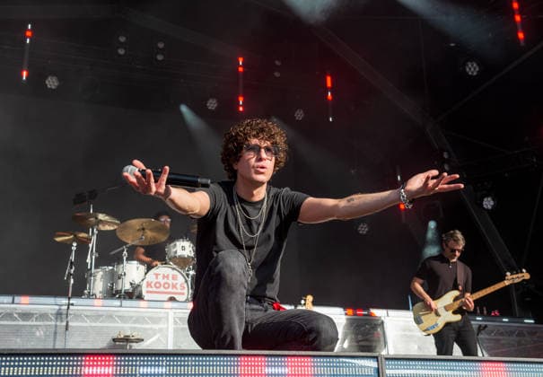 June 23, 2026, Bristol, Bristol, UK: Bristol, UK. The Kooks play on the opening night of the Bristol Sounds series of summer concerts at Canons Marsh Amphitheatre. Other bands playing Bristol Sounds this week include The Streets, Orchestral Manoeuvres In The Dark, and Super Furry Animals. Ticket holders attending The Kooks on Tuesday 23rd June and The Streets on Saturday 27th June are also able to watch England™s World Cup group stage football matches live across three outdoor screens at the harbourside venue. Gig goers can look forward to the hottest week of the year, including a red heat health alert issued by the UK Health Security Agency (UKHSA), from 01:00 on Wednesday until 23:00 on Thursday. Bristol UK  - ZUMAl94_ 20260623_zaf_l94_047 Copyright: xSimonxChapmanx