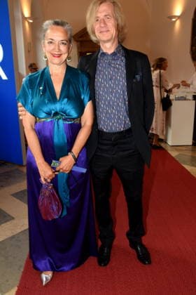 Irina Wanka Schauspielerin Roland Kuhnle Muenchen 23.06.2026 Cuvillies Theater Residenz Bernhard Wicki Preisverleihung Foto Muenchen *** Irina Wanka, Actress; Roland Kuhnle; Munich; June 23, 2026; Cuvillies Theater; Residenz; Bernhard Wicki Award Ceremony; Photo