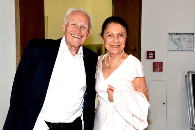 Erwin Helena Huber MdL a.D Muenchen 23.06.2026 Cuvillies Theater Residenz Bernhard Wicki Preisverleihung Foto Muenchen *** Erwin Helena Huber, Member of the State Parliament, Munich, June 23, 2026, Cuvillies Theater, Residenz, Bernhard Wicki Award Ceremony, Photo