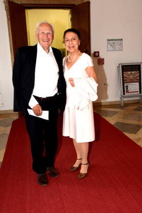 Elisabeth Endriss Wicki Schauspielerin Organisatorin Erwin Helma Huber Mdl A.D Muenchen 23.06.2026 Cuvillies Theater Residenz Bernhard Wicki Preisverleihung Foto Muenchen *** Elisabeth Endriss Wicki, Actress and Organizer; Erwin Helma Huber Mdl A.D ; Munich, June 23, 2026; Cuvillies Theater, Residenz; Bernhard Wicki Award Ceremony; Photo
