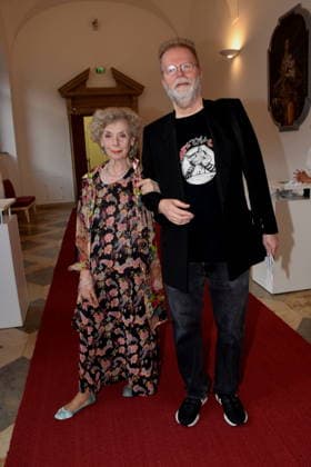 Ilse Neubauer Schauspielerin mit Sohn Andreas Muenchen 23.06.2026 Cuvillies Theater Residenz Bernhard Wicki Preisverleihung Foto Muenchen *** Ilse Neubauer, actress, with her son Andreas, Munich, June 23, 2026, Cuvillies Theater, Residenz, Bernhard Wicki Award Ceremony, Photo