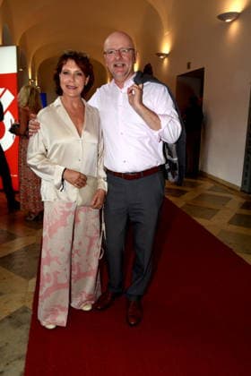 Janina Hartwig Schauspielerin Alexander Putz Landshut Oberbuergermeister. a.D. Muenchen 23.06.2026 Cuvillies Theater Residenz Bernhard Wicki Preisverleihung Foto Muenchen *** Janina Hartwig, actress; Alexander Putz, Mayor of Landshut; Munich, June 23, 2026; Cuvillies Theater, Residenz; Bernhard Wicki Award Ceremony; Photo