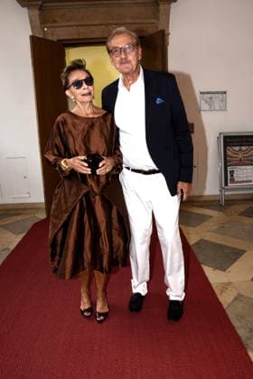 Monika Peitsch Schauspielerin Sven Hansen Hoechstaedt Muenchen 23.06.2026 Cuvillies Theater Residenz Bernhard Wicki Preisverleihung Foto Muenchen *** Monika Peitsch, Actress; Sven Hansen Hoechstaedt; Munich, June 23, 2026; Cuvillies Theater, Residenz; Bernhard Wicki Award Ceremony; Photo