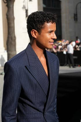 Jaafar Jackson at the Saint Laurent Mens Spring Summer 2027 fashion show at the Bourse du Commerce in Paris on June 23, 2026. Anne Sophie Guebey, Bestimage. Celebrities at the Saint Laurent Mens Spring Summer 2027 fashion show at the Bourse du Commerce in Paris on June 23, 2026, Paris, France,detected_source_language  Copyright: xAnne-SophiexGuebeyx xBestimagexAnne-SophiexGuebeyx xBestimagex