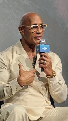 SHANGHAI, CHINA - JUNE 23: Dwayne Johnson, American actor and professional wrestler, attends a special press event for his live-action Moana movie at The Walt Disney Grand Theatre in Shanghai Disney Resort on June 23, 2026 in Shanghai, China.  Copyright: xVCGx 111650114449