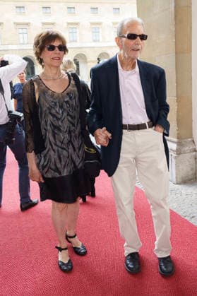 Monika Peitsch und Sven Hansen-Höchstädt bei der Verleihung vom 25. Friedenspreis des Deutschen Films - Die Brücke 2026 im CuvilliÃ s-Theater. München, 23.06.2026 *** Monika Peitsch and Sven Hansen Höchstädt at the 25th German Film Peace Prize Die Brücke 2026 awards ceremony at the Cuvilliés Theater in Munich, June 23, 2026,detected_source_language Foto:xN.xKolinzx xFuturexImagex friedenspreis_6648