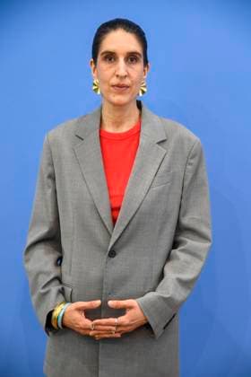 ABB BPK- Rima Hanano, Co-Geschäftsführerin von CLAIM bei der Veroeffentlichung des Berichts Vorstellung des zivilgesellschaftlichen Lagebildes antimuslimischer Rassismus und Fallzahlen 2025 auf der BPK Bundespressekonferenz am 24.06.2026 in Berlin Berlin Deutschland *** ABB BPK Rima Hanano, Co-Executive Director of CLAIM, at the release of the report Overview of Anti-Muslim Racism in Civil Society and Case Statistics for 2025 at the BPK Federal Press Conference on June 24, 2026, in Berlin, Germany,detected_source_language