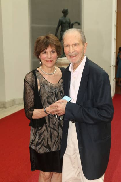 Salome Kammer und Edgar Reitz bei der 25. Verleihung des Friedenspreises des Deutschen Films Die Brücke im Cuvillies Theater. München, 23.06.2026 *** Salome Kammer and Edgar Reitz at the 25th German Film Peace Prize ceremony for Die Brücke at the Cuvillies Theater in Munich, June 23, 2026,detected_source_language Copyright: xAgenturxMatthiasxWehnertx xM.xGränzdörferx