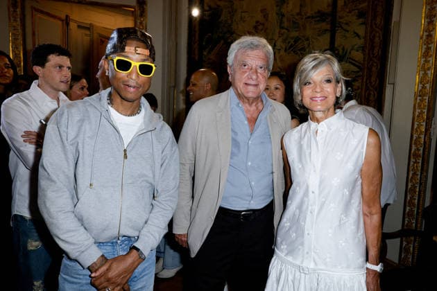 Pharrell Williams, Sidney Toledano, Hélène Mercier Arnault Front row at the Dior Men’s Spring Summer 2027 Ready-to-Wear show during Paris Fashion Week on June 24, 2026 Olivier Borde Bestimage Celebrities at the Dior Men’s Spring Summer 2027 Ready-to-Wear show during Paris Fashion Week on June 24, 2026, Paris, France,detected_source_language  Copyright: xOLIVIERxBORDEx xBESTIMAGExOLIVIERxBORDEx xBESTIMAGEx
