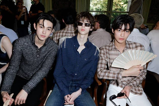 Keonho, Juhoon and Seonghyeon in the front row at the Dior Men’s Spring Summer 2027 Ready-to-Wear show during Paris Fashion Week on June 24, 2026. Olivier Borde, Bestimage. Celebrities at the Dior Men’s Spring Summer 2027 Ready-to-Wear show during Paris Fashion Week on June 24, 2026, Paris, France,detected_source_language  Copyright: xOLIVIERxBORDEx xBESTIMAGExOLIVIERxBORDEx xBESTIMAGEx