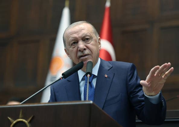 AK Party Group Meeting in Ankara ANKARA, TURKIYE - JUNE 24: ----EDITORIAL USE ONLY - MANDATORY CREDIT - TURKISH PRESIDENCY MURAT KULA HANDOUT - NO MARKETING NO ADVERTISING CAMPAIGNS - DISTRIBUTED AS A SERVICE TO CLIENTS----) Turkish President and Chairman of the Justice and Development (AK) Party Recep Tayyip Erdogan speaks during the his party s parliamentary group meeting at the Grand National Assembly of Turkiye (GNAT) in Ankara, Turkiye, on June 24, 2026. Turkish Presidency Murat Kula Handout Anadolu Ankara Turkey. Editorial use only. Please get in touch for any other usage.  Copyright: x2026xAnadoluxTurkishxPresidencyx xMuratxKulax xHandoutx