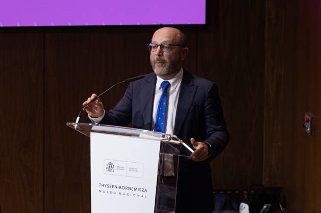 Presentation of the Official Program for MADO 2026 José Fernández Sánchez, the delegate for the Department of Social Policies, Family, and Equality at the Madrid City Council, during the official presentation of the official program for MADO 2026, at the Thyssen-Bornemisza National Museum on June 24, 2026, in Madrid, Spain. The full lineup of stages, free concerts, guest artists, and cultural activities that will highlight this year’s LGBTIQ Pride festivities has been officially unveiled. JUNE 24, 2026 Jesús Hellí Madrid, Madrid, Spain,detected_source_language  Copyright: xJesusxHellinx 7619276