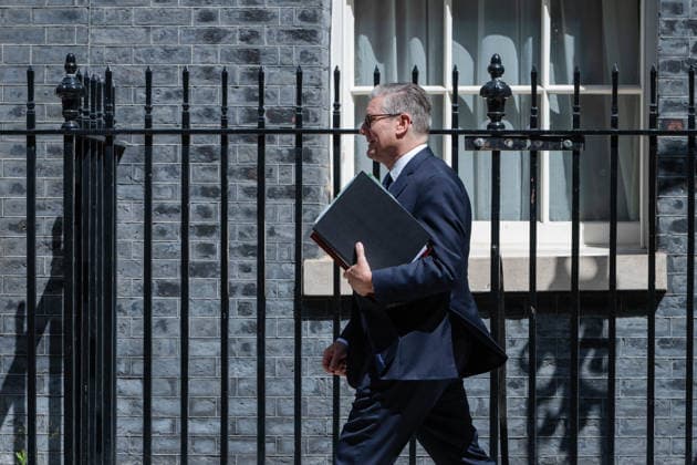 June 24, 2026, London, England, United Kingdom: UK Prime Minister KEIR STARMER departs 10 Downing Street in central London ahead of Prime Minister s Questions in the House of Commons. London United Kingdom - ZUMAk172 20260624_zip_k172_014 Copyright: xThomasxKrychx