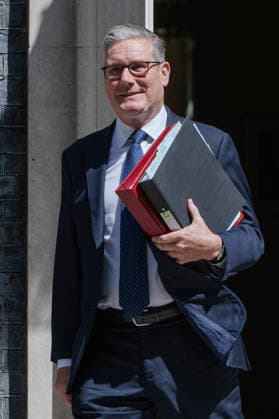 June 24, 2026, London, England, United Kingdom: UK Prime Minister KEIR STARMER departs 10 Downing Street in central London ahead of Prime Minister s Questions in the House of Commons. London United Kingdom - ZUMAk172 20260624_zip_k172_015 Copyright: xThomasxKrychx