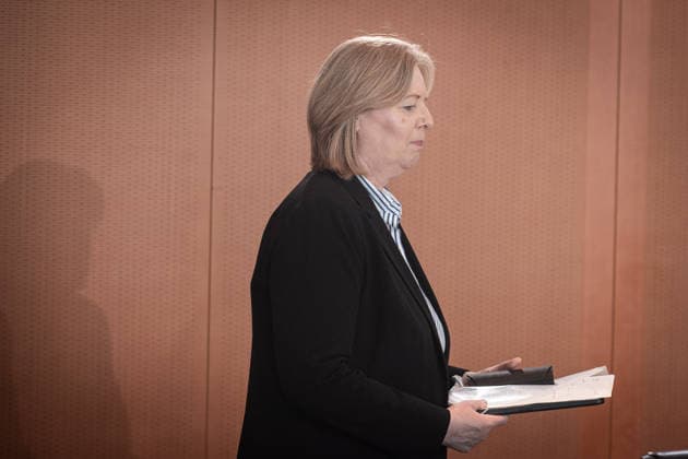 Berlin, Kabinettssitzung der Bundesregierung Kabinettssitzung der Bundesregierung am 24.06.2026 im Bundeskanzleramt in Berlin. Im Bild: Bärbel Bas (Arbeitsministerin, SPD) Berlin Bundeskanzleramt Berlin Deutschland *** Berlin, Federal Government Cabinet Meeting Federal Government Cabinet Meeting on June 24, 2026, at the Federal Chancellery in Berlin Pictured