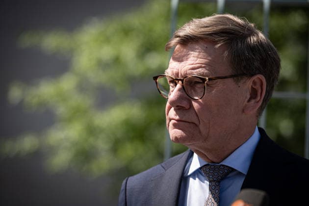 Berlin, Pressestatement von Alabali Radovan und Johann Wadephul Außenminister Johann Wadephul (CDU) und Entwicklungsministerin Alabali Radovan (SPD) geben am 24.06.2026 eine gemeinsame Pressekonferenz vor dem Bundeskanzleramt in Berlin im Anschluss an die Sitzung des Bundeskabinetts. Berlin Berlin Deutschland *** Berlin, Press Statement by Alabali Radovan and Johann Wadephul