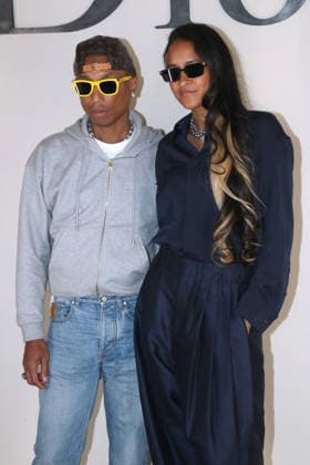 Pharrell Williams and Helen Lasichanh at the Dior Homme Spring Summer 2027 Fashion Show Photocall as part of Paris Fashion Week, France, June 24, 2026 Bertrand Rindoff Bestimage Dior Menswear Spring Summer 2027 show as part of Paris Fashion Week on June 24, 2026 in Paris, France,detected_source_language  Copyright: xBERTRANDxRINDOFFxPETROFFx xBESTIMAGExBERTRANDxRINDOFFxPETROFFx xBESTIMAGEx