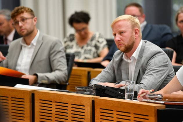 Es findet die Plenarsitzung im Saarländischen Landtag in Saarbrücken am Mittwoch (24.06.2026) statt. Im Bild: Timo Ahr (MdL, SPD). *** The plenary session of the Saarland State Parliament will take place in Saarbrücken on Wednesday, June 24, 2026. Pictured bub