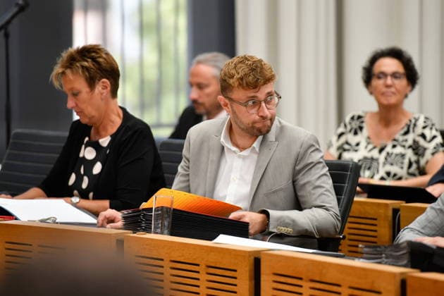 Es findet die Plenarsitzung im Saarländischen Landtag in Saarbrücken am Mittwoch (24.06.2026) statt. Im Bild: Pascal Arweiler (MdL, SPD). *** The plenary session of the Saarland State Parliament will take place in Saarbrücken on Wednesday, June 24, 2026. Pictured bub