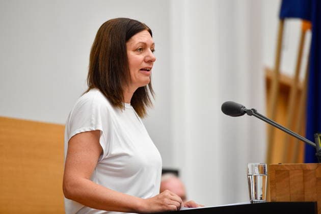 Es findet die Plenarsitzung im Saarländischen Landtag in Saarbrücken am Mittwoch (24.06.2026) statt. Im Bild: Martina Holzner, MdL (SPD). *** The plenary session of the Saarland State Parliament will take place in Saarbrücken on Wednesday, June 24, 2026. Pictured bub