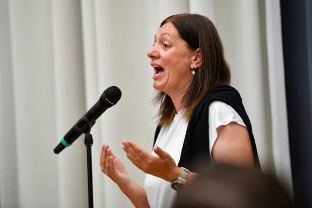 Es findet die Plenarsitzung im Saarländischen Landtag in Saarbrücken am Mittwoch (24.06.2026) statt. Im Bild: Martina Holzner, MdL (SPD). *** The plenary session of the Saarland State Parliament will take place in Saarbrücken on Wednesday, June 24, 2026. Pictured bub