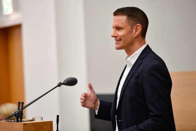 Es findet die Plenarsitzung im Saarländischen Landtag in Saarbrücken am Mittwoch (24.06.2026) statt. Im Bild: Stephan Thielen, MdL (CDU) *** The plenary session of the Saarland State Parliament will take place in Saarbrücken on Wednesday, June 24, 2026. Pictured bub