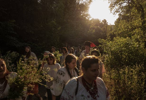 June 24, 2026: Ukrainians celebrate the traditional midsummer holiday of Ivana Kupala in Kyiv, Ukraine on June 23, 2026. - ZUMAj167 20260624_zip_j167_001 Copyright: xSvetxJacquelinex