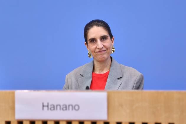 Berlin, Deutschland, 24.06.2026: Bundespressekonferenz: Vorstellung des zivilgesellschaftlichen Lagebildes antimuslimischer Rassismus und Fallzahlen 2025: Rima Hanano, Co-Geschäftsführerin von CLAIM *** Berlin, Germany, June 24, 2026 Federal Press Conference: Presentation of the Civil Society Assessment of Anti-Muslim Racism and Case Statistics for 2025 Rima Hanano, Co-Executive Director of CLAIM Copyright: xdtsxNachrichtenagenturx dts_124730
