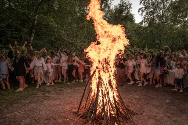 June 24, 2026: Ukrainians celebrate the traditional midsummer holiday of Ivana Kupala in Kyiv, Ukraine on June 23, 2026.  - ZUMAj167 20260624_zip_j167_013 Copyright: xSvetxJacquelinex