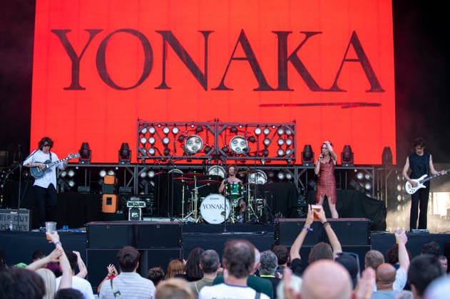 Band YONAKA performs at 18th INmusic Festival Band YONAKA performs during the 18th INmusic Festival at lake Jarun in Zagreb, Croatia on June 24, 2026.  LukaxAntunac PIXSELL