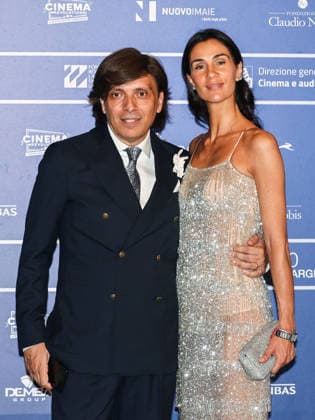 IPA86017897 - Rome, 2026 Nastri d Argento Awards. Red Carpet - Pictured: Gloria Bellicchi and Anton Giulio Grande  Copyright: xMarcoxProvvisionatox xLandi provvisionatox 86017897