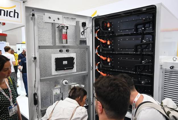 Die Intersolar Europe findet bis Donnerstag, den 25. Juni 2026 auf der Messe München statt. Sie ist die weltweit führende Fachmesse für die Solarwirtschaft und der grösste Teil von The smarter E Europe, Europas grösster Messeallianz für die Energiewirtschaft. Foto: Messestand krannich - gobal solar distribution *** Intersolar Europe will take place at Messe München through Thursday, June 25, 2026. It is the world’s leading trade fair for the solar industry and the largest component of The smarter E Europe, Europe’s largest trade fair alliance for the energy industry. Photo: Krannich Global Solar Distribution booth