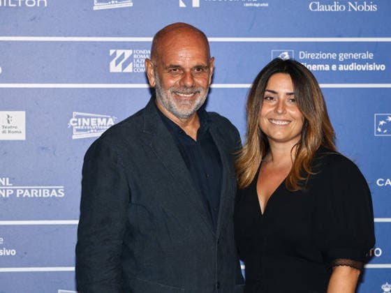 IPA86018856 - Rome, 2026 Nastri d Argento Awards. Red Carpet - Pictured: Riccardo Milani, Chiara Milani  Copyright: xMarcoxProvvisionatox xLandi provvisionatox 86018856