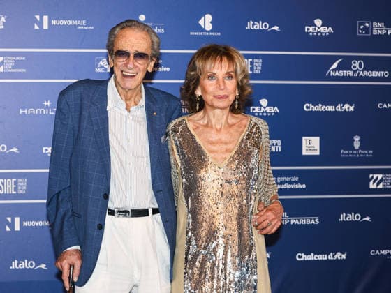 IPA86019226 - Rome, 2026 Nastri d Argento Awards. Red Carpet - Pictured: Mariano Rigillo, Anna Teresa Rossini  Copyright: xMarcoxProvvisionatox xLandi provvisionatox 86019226