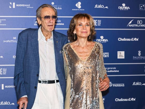 IPA86019227 - Rome, 2026 Nastri d Argento Awards. Red Carpet - Pictured: Mariano Rigillo, Anna Teresa Rossini  Copyright: xMarcoxProvvisionatox xLandi provvisionatox 86019227