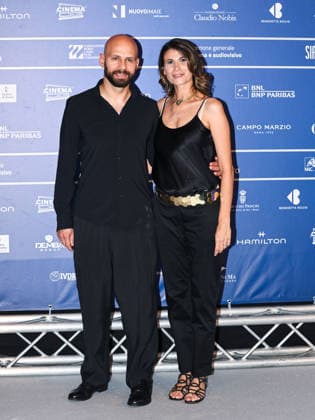 IPA86019638 - Rome, 2026 Nastri d Argento Awards. Red Carpet - Pictured: Massimo Capogrosso and Alessandra Traversi  Copyright: xMarcoxProvvisionatox xLandi provvisionatox 86019638