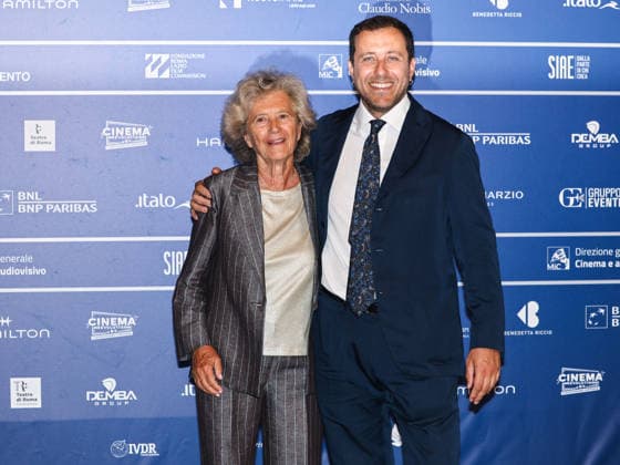 IPA86019242 - Rome, 2026 Nastri d Argento Awards. Red Carpet - Pictured: TILDE CORSI, ANDREA DE SICA  Copyright: xMarcoxProvvisionatox xLandi provvisionatox 86019242