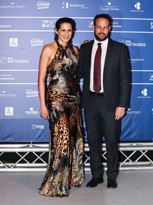 IPA86019672 - Rome, 2026 Nastri d Argento Awards. Red Carpet - Pictured: Alessandro d Ambrosi and Silvia Siravo  Copyright: xMarcoxProvvisionatox xLandi provvisionatox 86019672