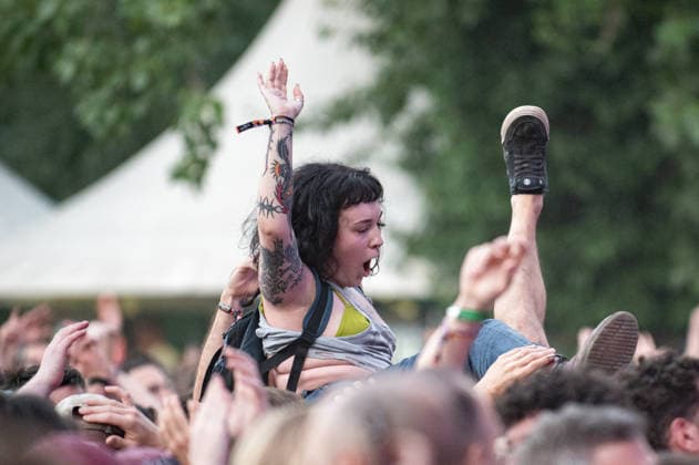 Band IDLES at 18th INmusic Festival Band IDLES performs during the 18th INmusic Festival at Lake Jarun in Zagreb, Croatia, on June 24, 2026.  LukaxAntunac PIXSELL