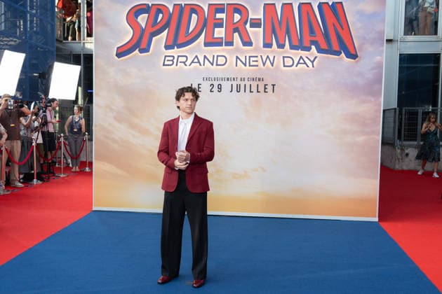 Spider-Man - Brand New Day Paris Film Premiere Tom Holland attends Spider-Man - Brand New Day Paris Film Premiere at UGC Bercy on June 24, 2026 in Paris, France. Photo by Nasser Berzane ABACAPRESS.COM Paris France  Copyright: xBerzanexNasser ABACAx