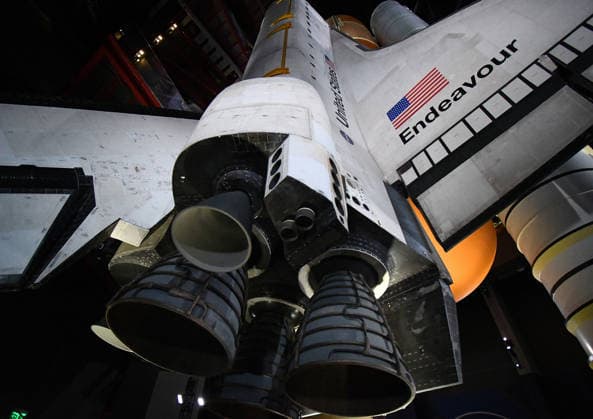 The California Science Center host a preview of Space Shuttle Endeavour s new Ã¢â‚¬oeeady-to-launch display in the Samuel Oschin Shuttle Gallery Wednesday, Los Angeles CA USA. June 24, 2026. A announce plans for the future Samuel Oschin Air and Space Center are shooting for an opening date of Nov 13th this year..( ZUMAPRESS} Los Angeles USA - ZUMAbl1_ 20260624_zaf_bl1_008 Copyright: xGenexBlevinsx