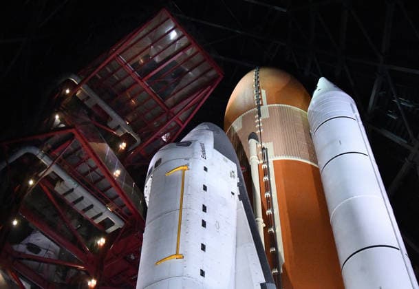 The California Science Center host a preview of Space Shuttle Endeavour s new Ã¢â‚¬oeeady-to-launch display in the Samuel Oschin Shuttle Gallery Wednesday, Los Angeles CA USA. June 24, 2026. A announce plans for the future Samuel Oschin Air and Space Center are shooting for an opening date of Nov 13th this year..( ZUMAPRESS} Los Angeles USA - ZUMAbl1_ 20260624_zaf_bl1_011 Copyright: xGenexBlevinsx