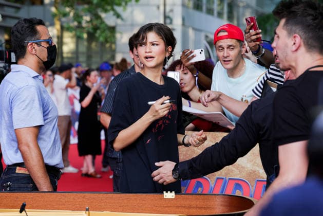 Zendaya attends the Spider-Man: Brand New Day photocall at UGC Cine Cité Bercy on June 24, 2026, in Paris, France 457612 2026 06 24  Copyright: xLionelxGuericolasx xStarfacex STAR_457612_006